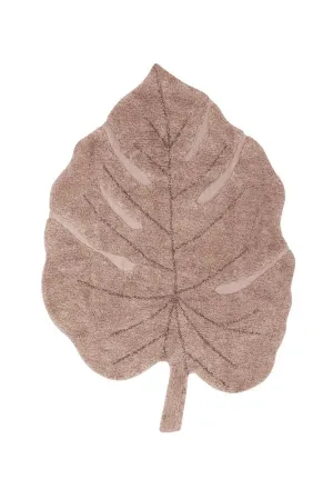 WASHABLE RUG MONSTERA NUDE