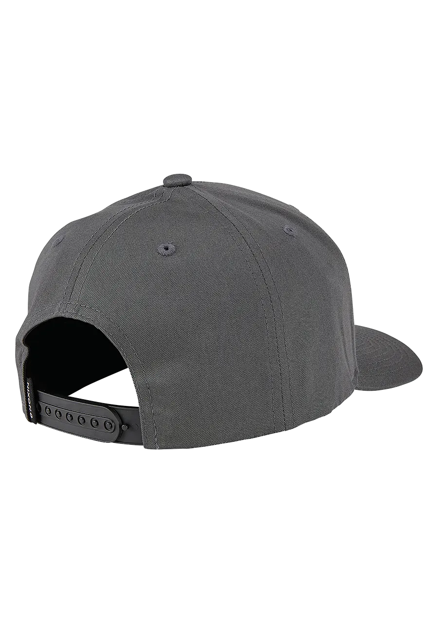 Wings Snapback Hat - Charcoal / White