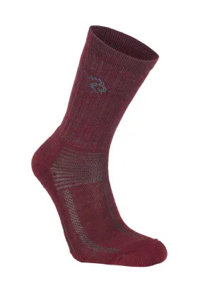 WOOL SOCK TREKK — RUBY WINE